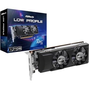 ASRock Low Profile Intel ARC A310 LP 4GB GDDR6 Graphics Card - 90-GA4NZZ-00UANF