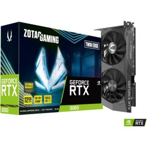 Zotac GeForce RTX 3060 Gaming Twin Edge 12GB GDDR6 192-bit PCI-E 4.0 Desktop Graphics Card (Lite Hash Rate)